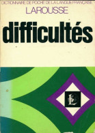 Difficultés (1993) De Collectif - Dizionari