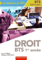 Droit BTS 1re Année (2017) De Yvon Le Fiblec - Über 18