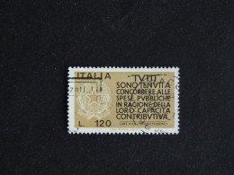 ITALIE ITALIA YT 1297 OBLITERE - INCITATION AU PAIEMENT DE L'IMPOT - 1971-80: Used