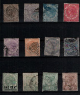 ! Strait Settlements, Singapore, Singapur, Malaya, Lot Of 78 Old Stamps - Straits Settlements