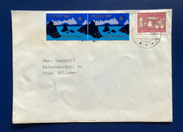 Denmark, Greenland GRØNLAND 1987, Used Cover With 2 Christmas Stamps - FDC