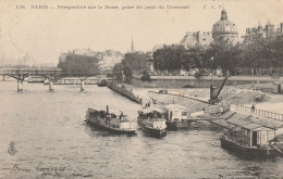 PARIS . - Perspective Sur La Seine, Prise Du Pont Du Carrousel - Carte Précurseur - La Seine Et Ses Bords