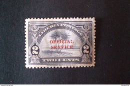 LIBERIA 1936 Airmail - Official Stamp Surcharged - Liberia