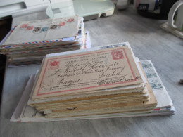 LOT + 250 Lettres Cartes - COURRIER MONDE Pas De France - Voir Scannes - Kilowaar (max. 999 Zegels)