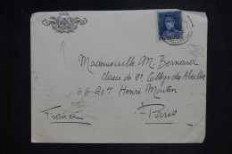 BELGIQUE - Enveloppe Du Jacobs Hôtel De Zoute Pour Paris En 1936 - L 151589 - Cartas & Documentos