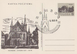 Poland Postmark D69.06.15 FROMBORK: Chair - Stamped Stationery