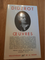 Oeuvres De DIDEROT La Pléiade 1965 - La Pleiade