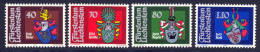 Liechtenstein 1981 Yvert 707 / 710 ** TB - Unused Stamps