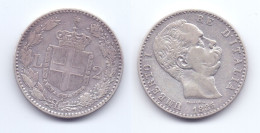 Italy 2 Lire 1885 R - 1878-1900 : Umberto I.