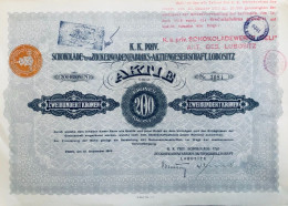 Prag 1913: K. K. Priv. Fabrique Privée De Chocolat Et De Confiserie - AG Lobositz - Altri & Non Classificati