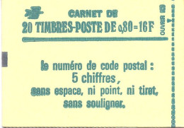 France Carnet 1977 Yvert 1970 C1 ** TB Gomme Brillante - Autres & Non Classés