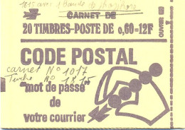 France Carnet 1974 Yvert 1815 C1 ** TB Bande Phosphore - Other & Unclassified