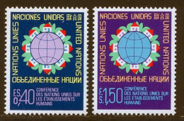 NU (Geneve) 1976 Yvert 58 / 59 ** TB - Unused Stamps