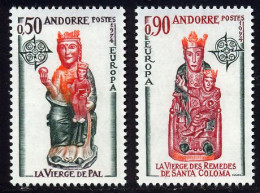 Andorre Francais 1974 Yvert 237 / 238 ** TB - Nuevos