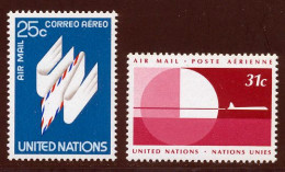 NU (New York) PA 1977 Yvert 22 / 23 ** TB - Posta Aerea