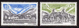 Andorre Francais 1986 Yvert 348 / 349 ** TB - Nuevos