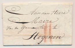 Groningen - Hoogeveen 1813 - ...-1852 Voorlopers