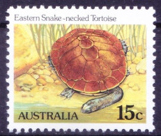 Australia 1982 MNH, Eastern Snake-necked Tortoise - Tortues