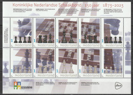 Nederland NVPH 3642 Vel 150 Jaar Schaakbond 2023 MNH Postfris Chess Jouer Aux échecs - Nuovi