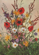 FLOWERS Vintage Postcard CPSM #PAR224.GB - Flowers