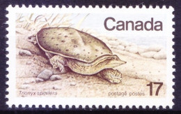 Canada 1979 MNH, Eastern Spiny Softshell Turtle (Trionyx Spinifera) - Tortues