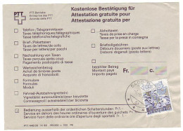 Confirmation Form Switzerland 1991 Merman - Mitologia