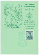 Card / Postmark Austria 1961 Scouting Group - St. George - Dragon - Other & Unclassified