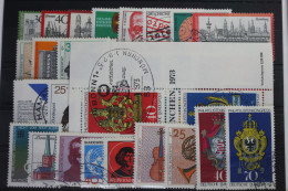 BRD Bund Jahrgang 1973 Mit 753-790 Gestempelt #BRD-O-1973 - Sonstige & Ohne Zuordnung