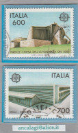 USATI ITALIA 1987 - Ref.0556A "EUROPA UNITA" Serie Di 2 Val. - - 1981-90: Usati