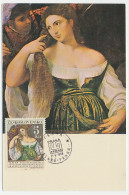Maximum Card Czechoslovakia 1968 Toilet Young Woman - Titian - Other & Unclassified