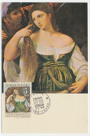 Maximum Card Czechoslovakia 1968 Toilet Young Woman - Titian - Autres & Non Classés