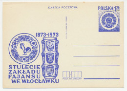 Postal Stationery Poland 1973 Pottery - Porcelain