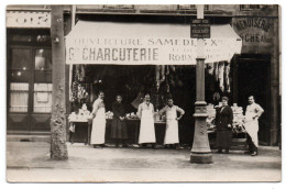 Devanture Charcuterie. Maison Roux. Carte Photo Animée - Villeurbanne