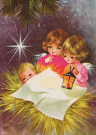 ANGELO Buon Anno Natale Vintage Cartolina CPSM #PAH730.IT - Anges