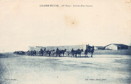 Algérie - COLOMB BÉCHAR - 28e Régiment Du Train - Arrivée D'un Convoi - Ed. Sandoz  - Bechar (Colomb Béchar)