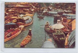 Thailand - BANGKOK - Scene Of The Floating Market - Publ. Soma Nimit 20 - Tailandia