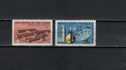 Cuba 1965 Space, Technical Revolution Set Of 2 MNH - América Del Norte