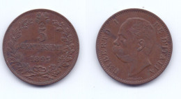 Italy 5 Centesimi 1895 R - 1878-1900 : Umberto I.