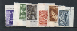 RAILAYS - RUSSIA -  1947 - MOSCOW UNDERGROUND SET OF 6  MINT NEVER HINGED - Trains