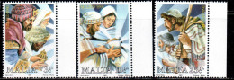 MALTA 1991 CHRISTMAS NATALE NOEL WEIHNACHTEN NAVIDAD COMPLETE SET SERIE COMPLETA MNH - Malta