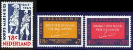 Pays-Bas 1965 Yvert 829 / 831 ** TB - Nuovi