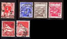 Algerie 1942 Yvert 158A - 163 / 165 - 173 - 173A (o) B Oblitere(s) - Used Stamps