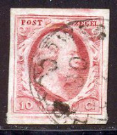 Pays-Bas 1852 Yvert 2 (o) B Oblitere(s) - Usados