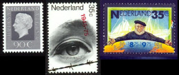 Pays-Bas 1975 Yvert 1022 / 1024 ** TB - Nuevos