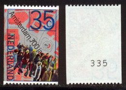 Pays-Bas 1975 Yvert 1017a ** TB Roulette Avec Numéro - Ungebraucht
