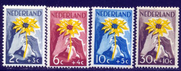 Pays-Bas 1949 Yvert 509 / 512 ** TB - Ungebraucht