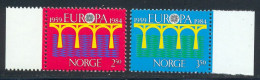 Norvege 1984 Yvert 860 / 861 ** TB Bord De Feuille - Nuevos