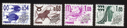 France Preo 1977 Yvert 146 / 149 ** TB - 1964-1988