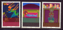 Liechtenstein 1980 Yvert 702 / 704 ** TB - Unused Stamps
