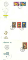 Liechtenstein FDC 1973 Yvert 532 / 536 - 542 (o) B Oblitere(s) - FDC